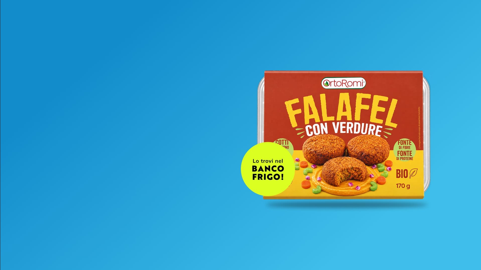 Falafel di ceci con verdure