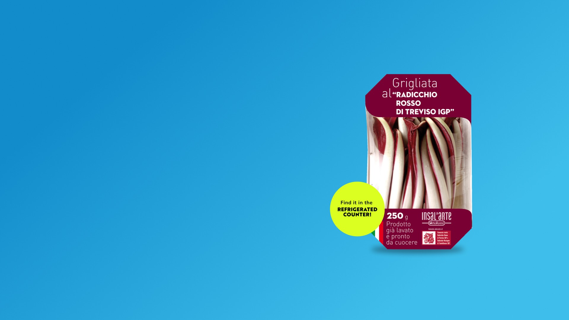 P.G.I. grigliata of radicchio rosso tardivo di treviso